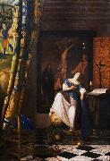 VERMEER VAN DELFT, Jan The Allegory of the Faith wet France oil painting artist
